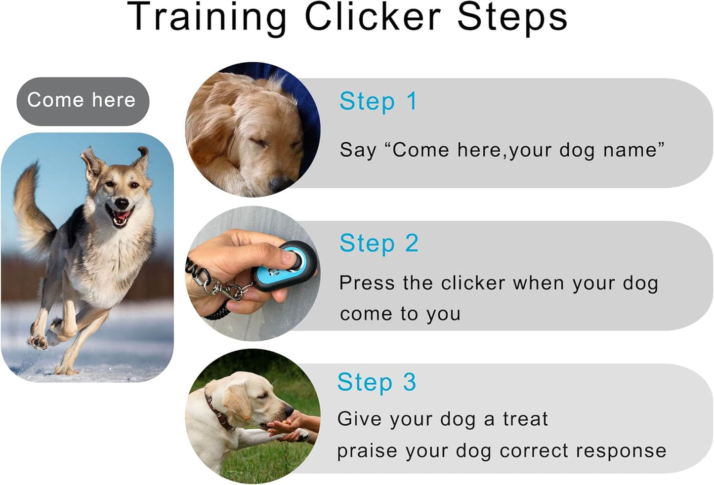 Game-Changer for Pet Parents - Train Any Pet in Seconds (Pet Clicker for Training Dogs/Cats)