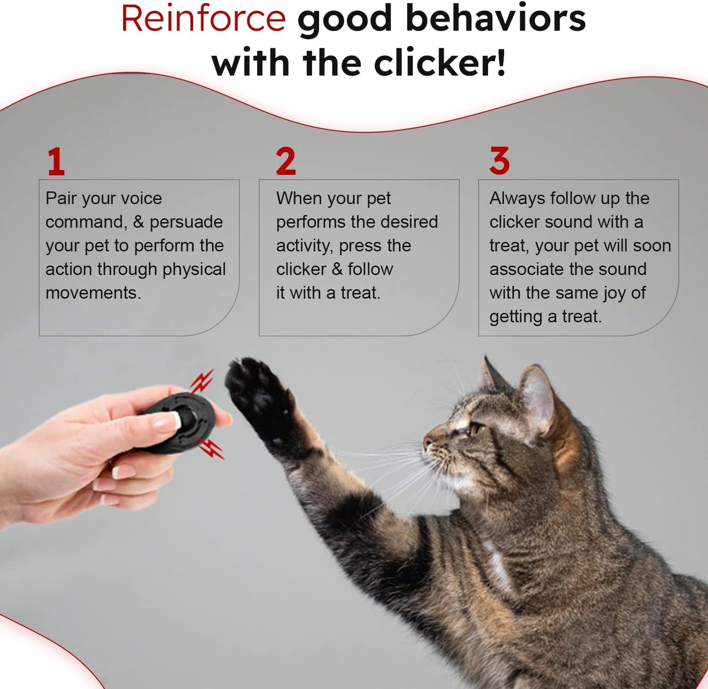 Pet Training Clicker & Whistle Set With Lanyard (3-Pack) - Adjustable Frequency Long-Range Behavior & Bark Control, Training Accessories for Dogs & Puppies 