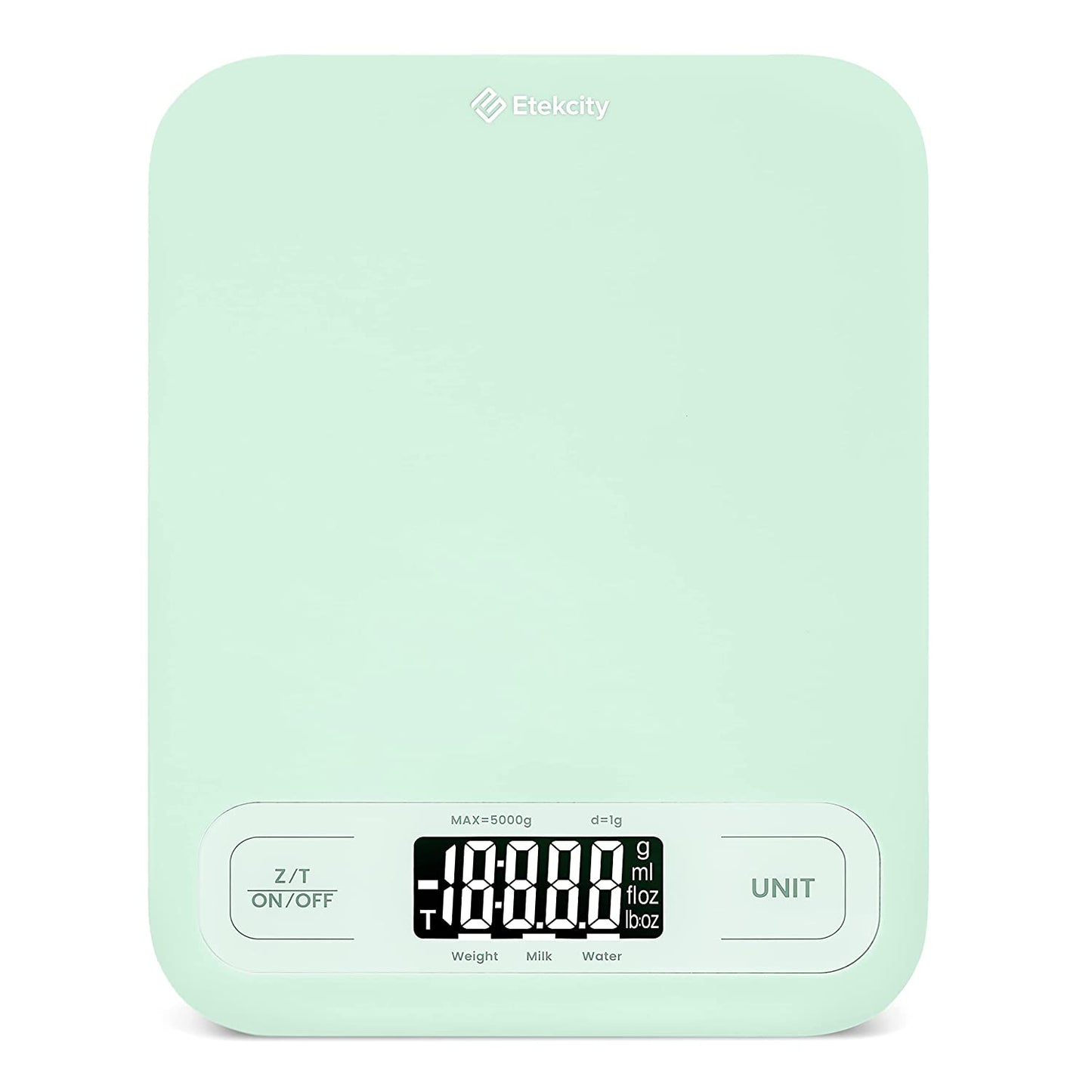 Digital Food Kitchen Scale for Weight Loss, Meal Prep and Cooking - Accurate & Easy to Use, Large Matte Black