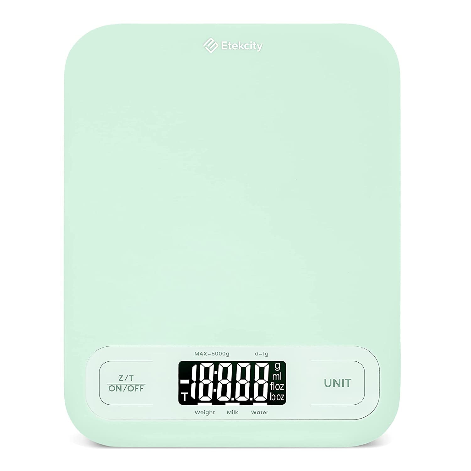 Digital Food Kitchen Scale for Weight Loss, Meal Prep and Cooking - Accurate & Easy to Use, Large Matte Black