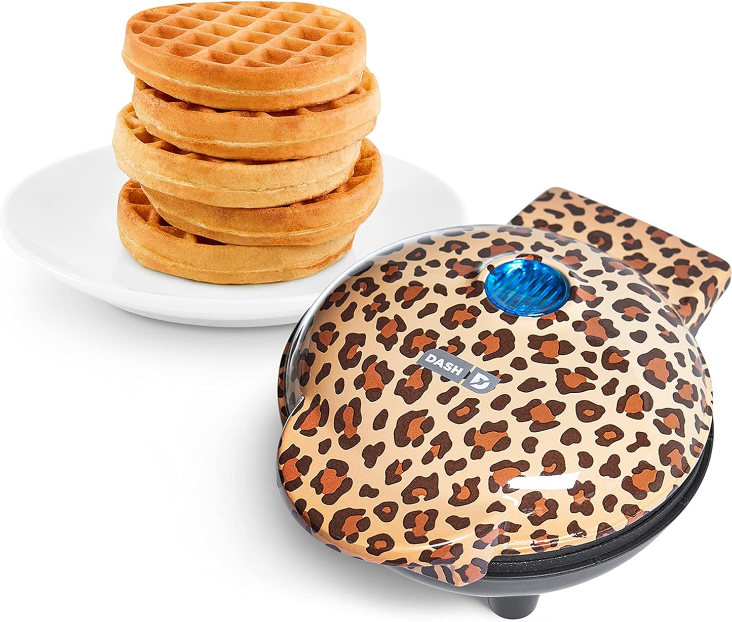 Mini Hash-Brown & Waffle Maker - Quick & Easy, Nonstick, 4 Inch Red Heart